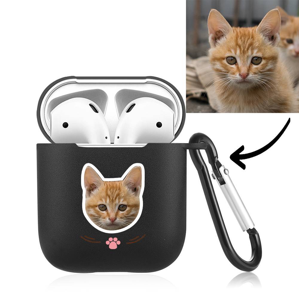 Custom Photo Earphone Case for AirPods Cat - Black – GiftLab