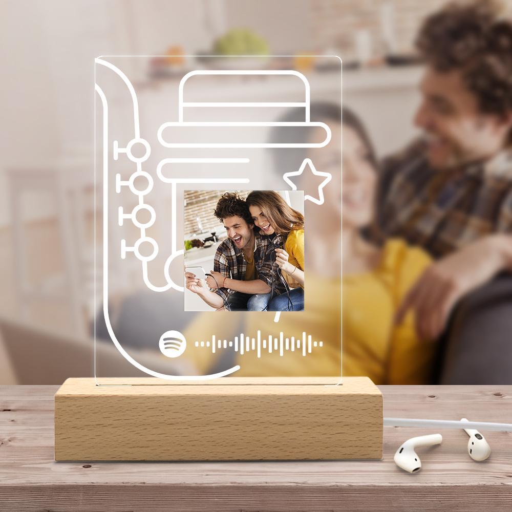 Spotify deals glass lamp